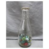 Annapolis Dairy Bottle with Glass Marbles