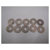 10 Lehigh Valley Transit Tokens