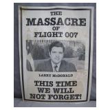 1970s Flight 007 Memorial Poster