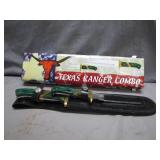 Texas Ranger Combo Knife Set with Sheath