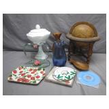 Eclectic Collection Including Mini Globe