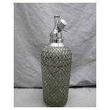 Sparklets Soda Syphon w/ Metal Wicker Overlay
