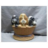 Cast Iron Door Stop Featuring Hound Dogs