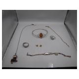 Sterling Silver Jewelry Assortment Lot