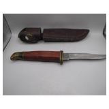 Vintage Buck Knife With Sheath