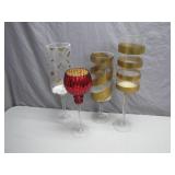 Decorative Glass Candle Holders