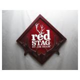 Red Stag by Jim Beam Wall Display Sign