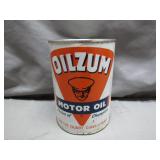 Sealed Oilzum Motor Oil Quart Can