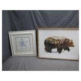 Two Unique Framed Artworks