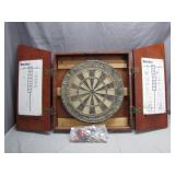 Union Jack Dartboard With Cabinet