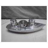 Ship Shaped Salt & Pepper Dispenser Set