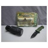 Outdoor Gear Set With Knife, Scope, and Stabilizer