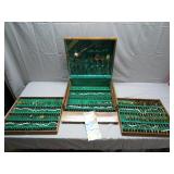 Solid Brass Flatware Set for 12 by James