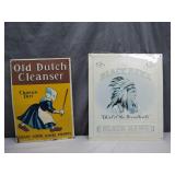 Vintage-Style Metal Ad Signs Set