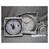 Three Decorative Clocks