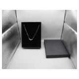 Sterling Silver Necklace with Delicate Details