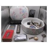 Small Collection of Watches and Lighters