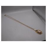 12kt 1/20 Gold Necklace With Cameo Pendant