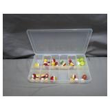 Colorful Marble Collection in Organizer