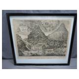Rare 1872 ï¿½The Holy Mountï¿½ Antique Engraving