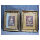Monkey Paintings In Gilt Frames