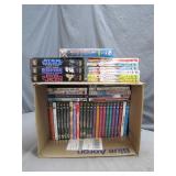 DVD & VHS Lot: Star Wars, Friends, Sabrina & More