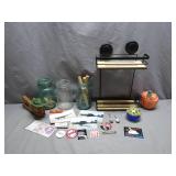 Eclectic Collection of Vintage Jars & Collectibles