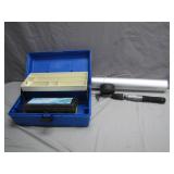 Fishing Gear With Tackle Box and Rod