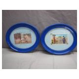 Framed Historic Postcards