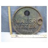 Round Cast Iron Water Meter Cover by Sigma