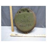 Historic Cast Iron Check Damper Cover