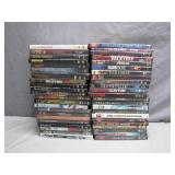 Stack of 50 Action-Packed DVDs