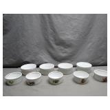 10 French Porcelain Ramekins