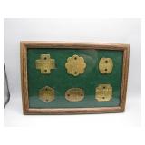 Framed Baltimore County Dog Tags, 1960s-70s