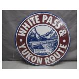 White Pass & Yukon Route Metal Sign