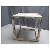 Handcrafted Painted Wooden Table