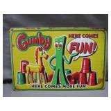Vintage Style Gumby Ad Sign