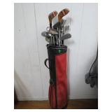 Golf Bag with Wilson Golf Clubs Bundle