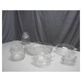 Clear Pressed Glass Tableware