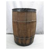 Antique Nail Keg Barrel With Rustic Charm