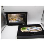 John Deere Collectors Knife With Case