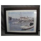 Neil Harpe Signed Annapolis Harbor Print