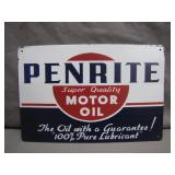 Penrite Motor Oil Sign With Vintage Design