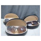 Three Stylish Sunglasses in Cases