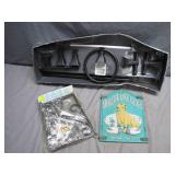 Decorative Lodge-Themed Hardware Set and Sign