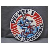 Pee-Weeï¿½s Big Adventure Tin Sign