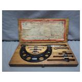 Starrett No. 224 Micrometer Caliper Set in Case