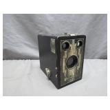 Classic Box Camera with Art Deco Detailing