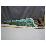 Hand-Painted Scenic Saw by D. Bell, 1996