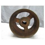 Rustic Cast Iron Pulley Wheel
